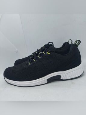 Orthofeet Coral 981 Black Knit Sneakers Walking Sport Shoes Womens Sz 8.5 Medium